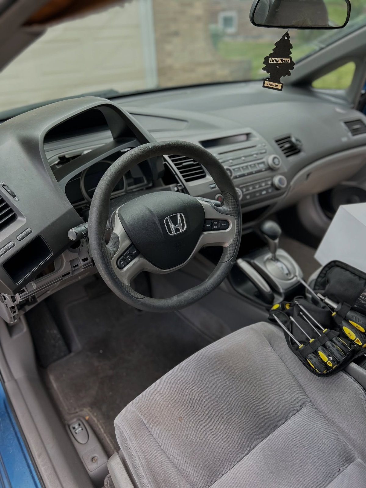 Dashboard tech upgrade with Apple CarPlay installed